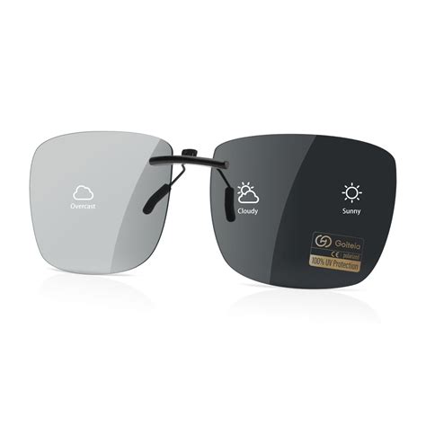 photochromic clip on sunglasses